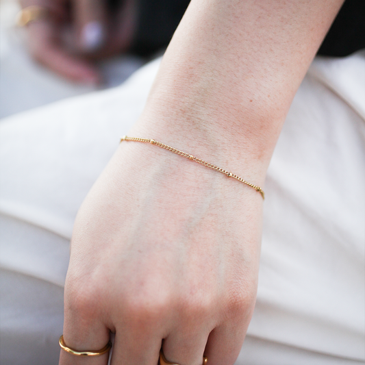 Accent chain bracelet 109 Gold