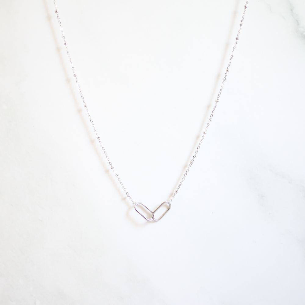 Link Necklace 033 Silver